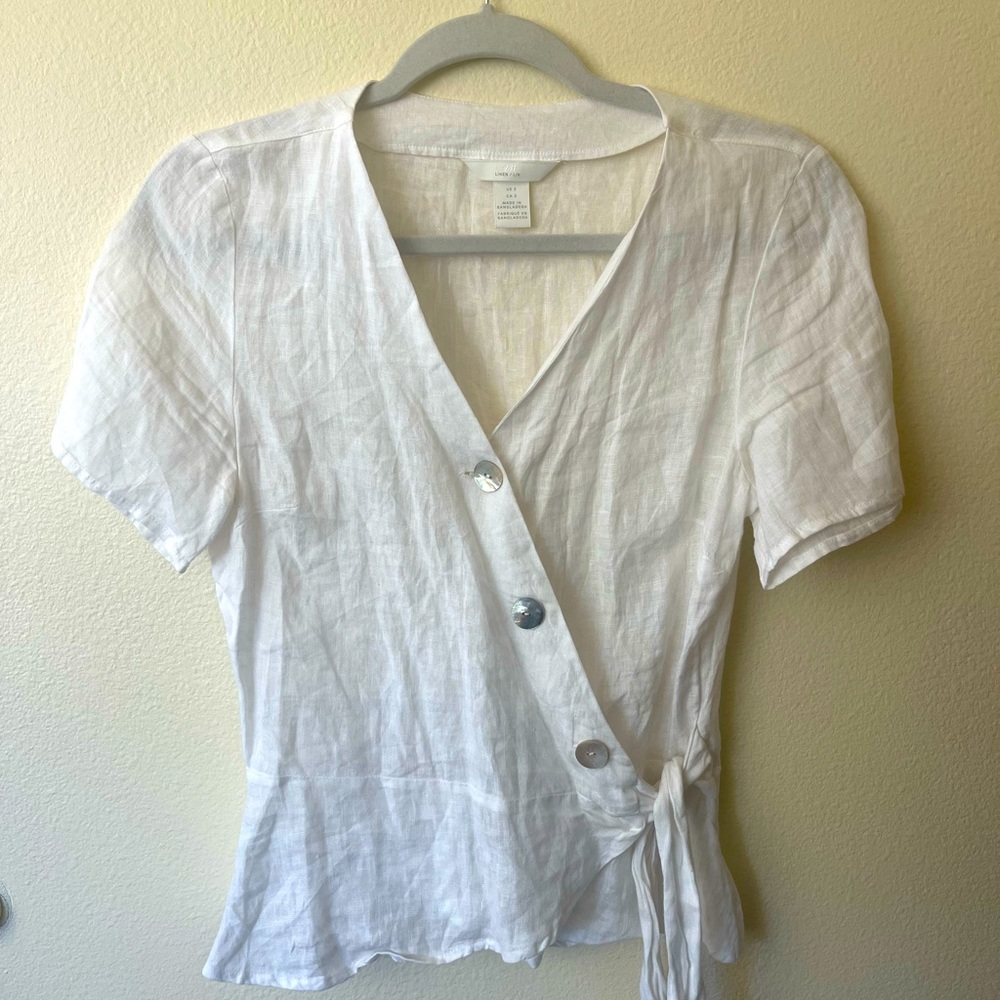 White button shirt